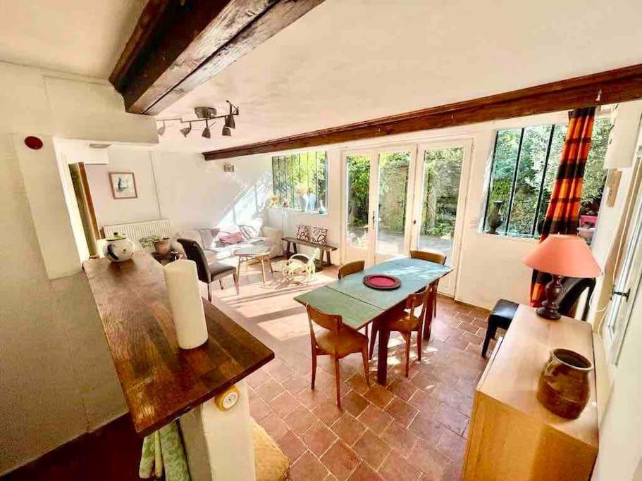 Charmante Maison Dans Jardin, Calme, 55M2- 2Ch, Metro, Tres Proche Paris วิทรี-ซูร์-แซน ภายนอก รูปภาพ